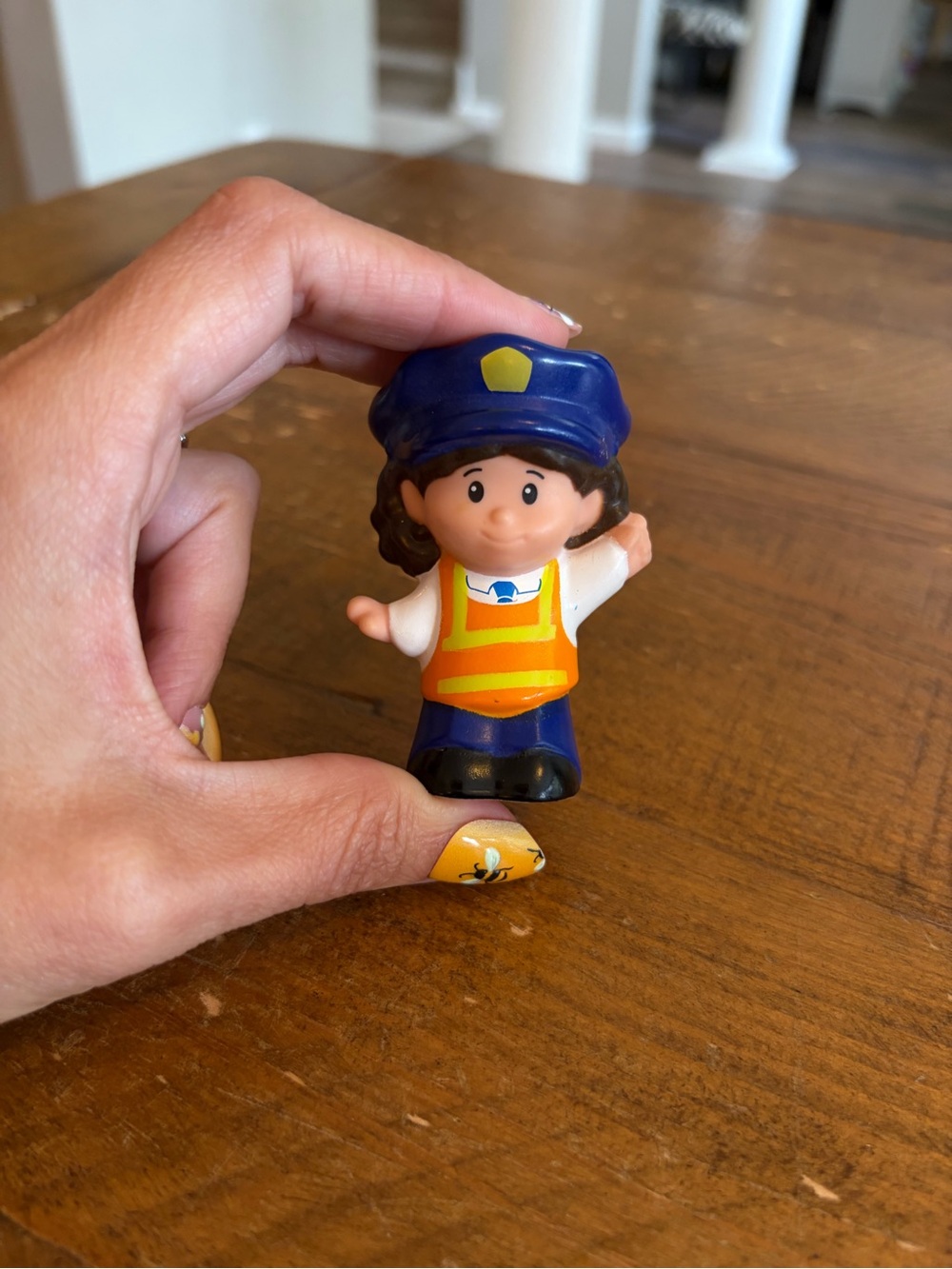 Fisher Price Little People crossing guard as is